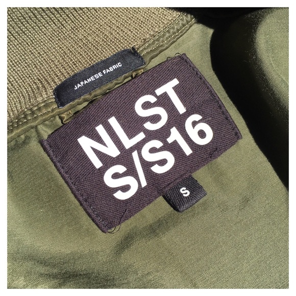 NWOT NLST OLIVE GREEN BOMBER JACKET - Picture 4 of 8